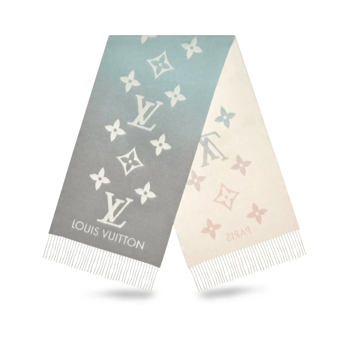 Louis Vuitton Bleu Rose M70868 Reykjavik Gradient Scarf