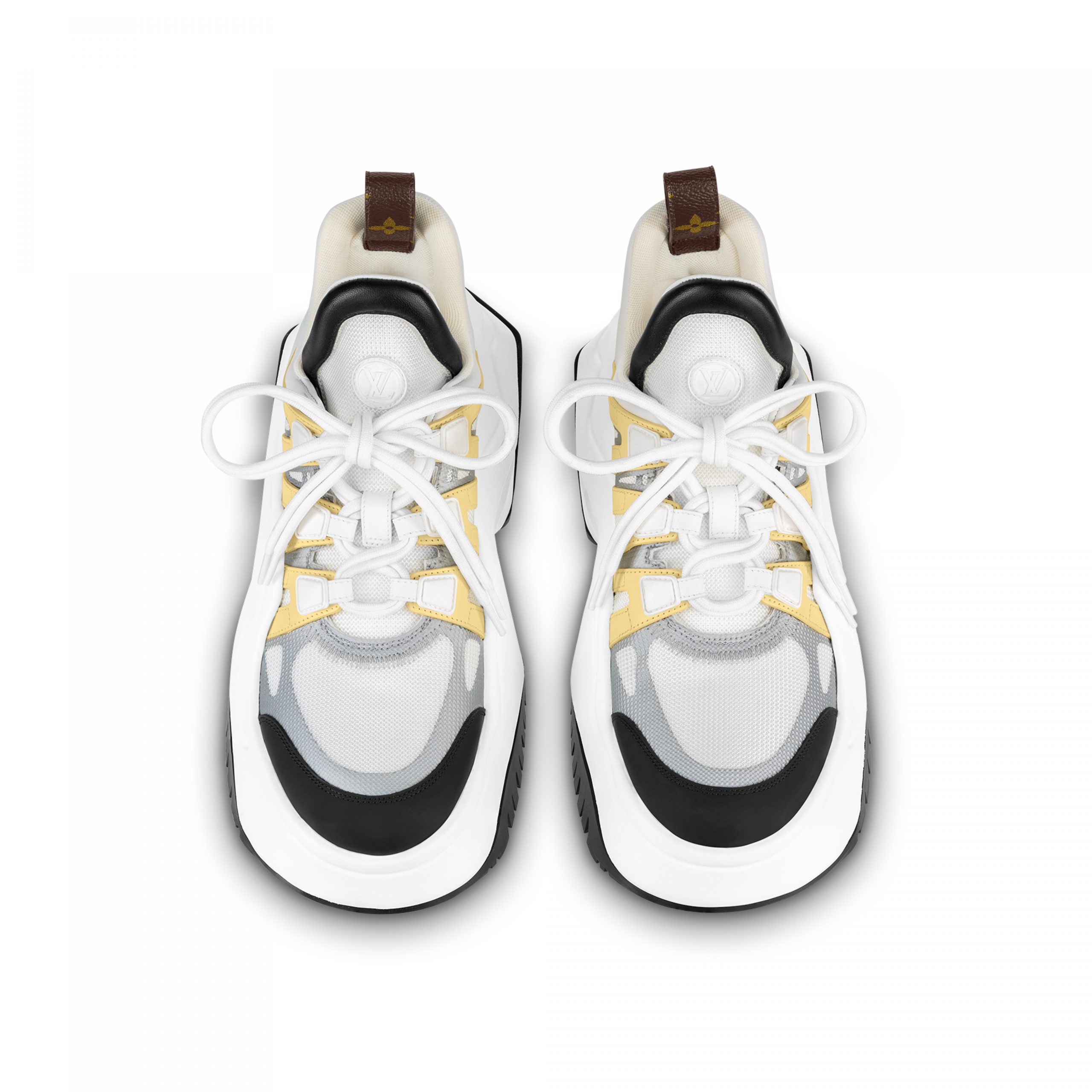 Louis Vuitton LV Archlight 2.0 Platform Sneaker White Yellow 1ABIIE