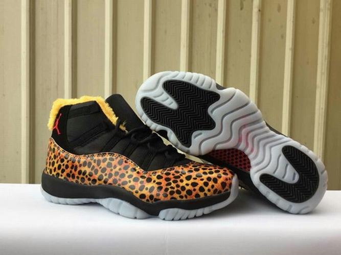 Air Jordan 11 GS Gold Leopard-1