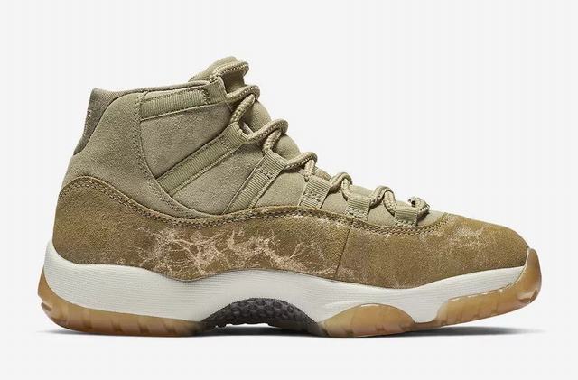 Air Jordan 11 GS Olive Lux-01