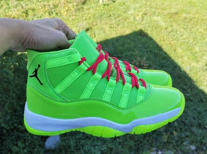 Air Jordan 11 Green Powder Women