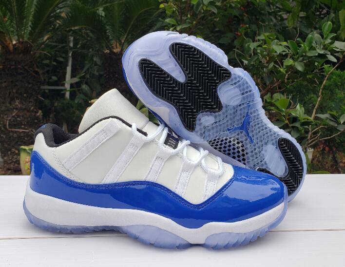Air Jordan 11 Low White Blue For Women