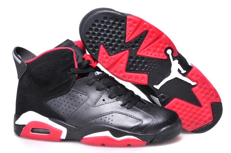 Air Jordan 6 GS Black Red-1