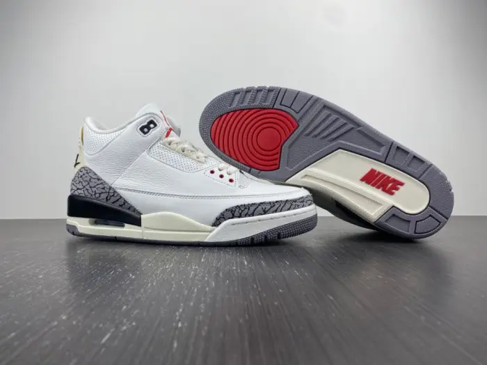 Air Jordan 3 White Cement Reimagined Shoes DN3707-100 Air Jordan 3 White Cement Reimagined Shoes DN3707-100