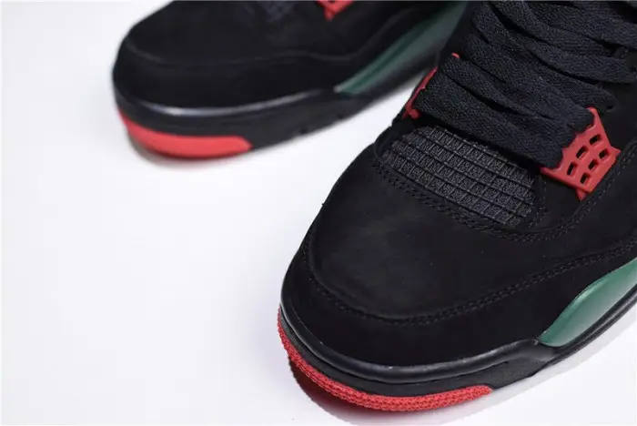 Air Jordan 4 NRG GUCC Black/Gorge Green-Varsity Red AQ3816-063