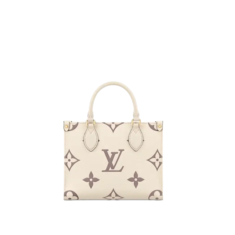 Louis Vuitton Empreinte Monogram Giant Onthego PM M45654 Creme Bois De Rose