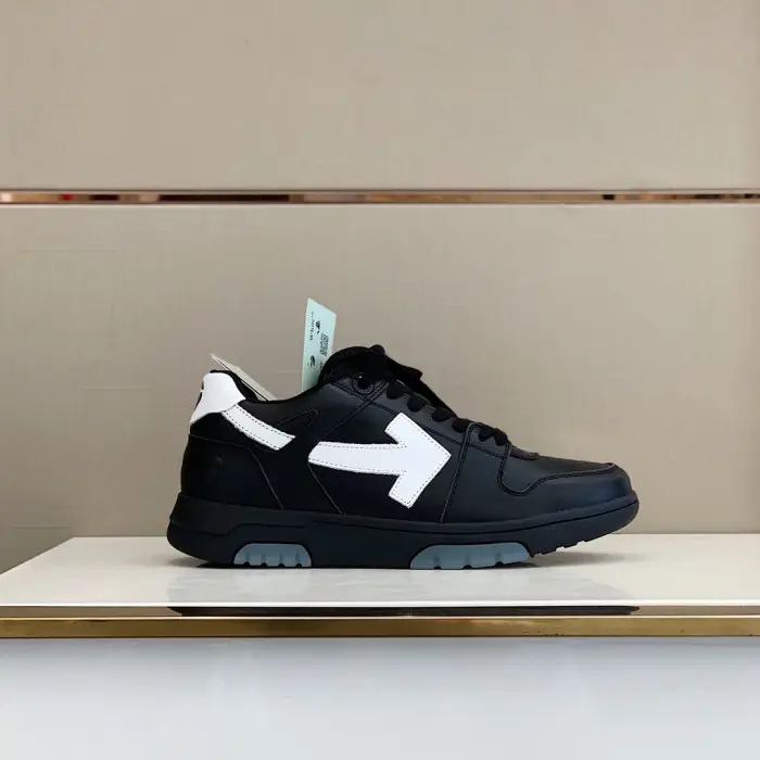 OFF WHITETM C/O VIRGIL ABLOH OUT OF OFFICE LOW-TOP LEATHER SNEAKERS "OOO"