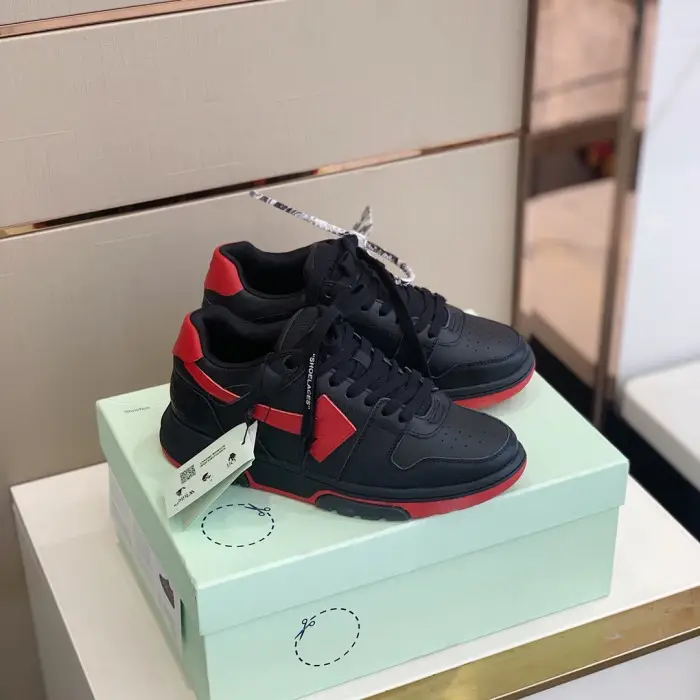OFF WHITETM C/O VIRGIL ABLOH OUT OF OFFICE LOW-TOP LEATHER SNEAKERS "OOO"