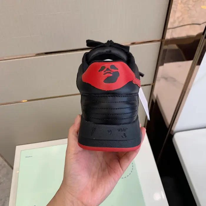OFF WHITETM C/O VIRGIL ABLOH OUT OF OFFICE LOW-TOP LEATHER SNEAKERS "OOO"