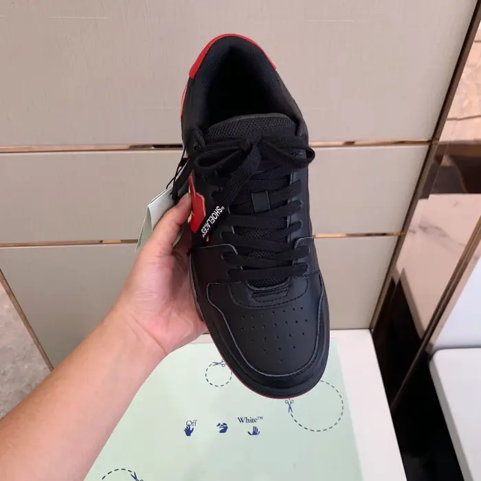 OFF WHITETM C/O VIRGIL ABLOH OUT OF OFFICE LOW-TOP LEATHER SNEAKERS "OOO"