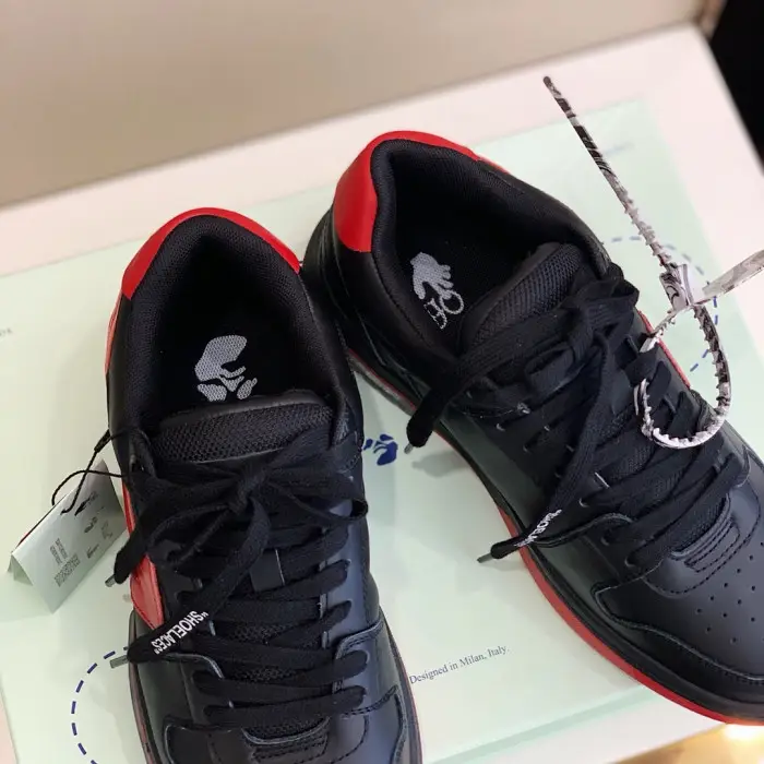 OFF WHITETM C/O VIRGIL ABLOH OUT OF OFFICE LOW-TOP LEATHER SNEAKERS "OOO"