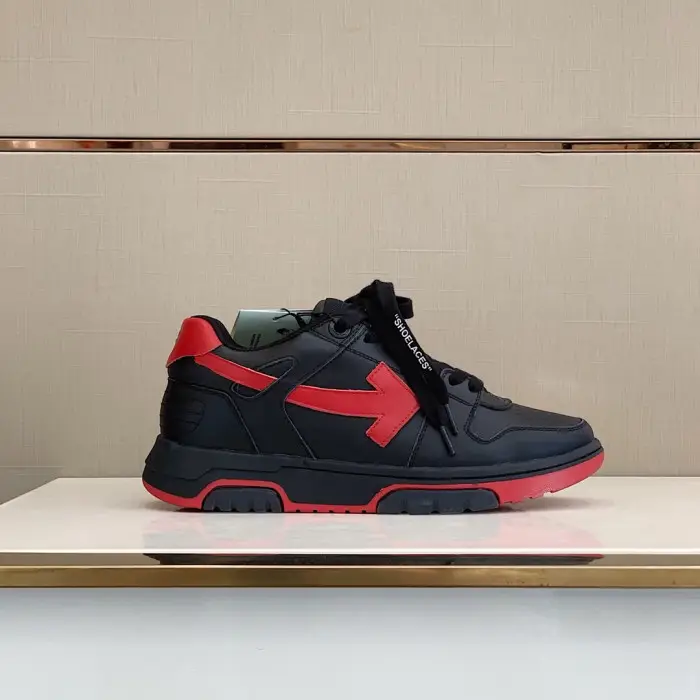 OFF WHITETM C/O VIRGIL ABLOH OUT OF OFFICE LOW-TOP LEATHER SNEAKERS "OOO"