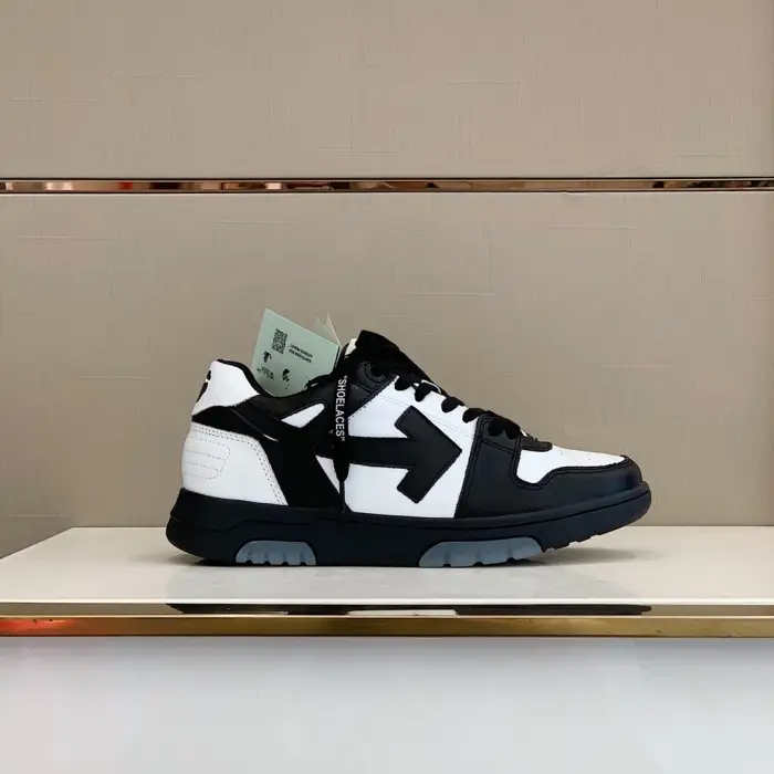 OFF WHITETM C/O VIRGIL ABLOH OUT OF OFFICE LOW-TOP LEATHER SNEAKERS "OOO"