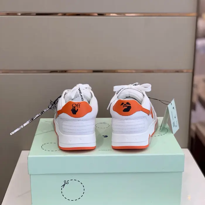 OFF WHITETM C/O VIRGIL ABLOH OUT OF OFFICE LOW-TOP LEATHER SNEAKERS "OOO"