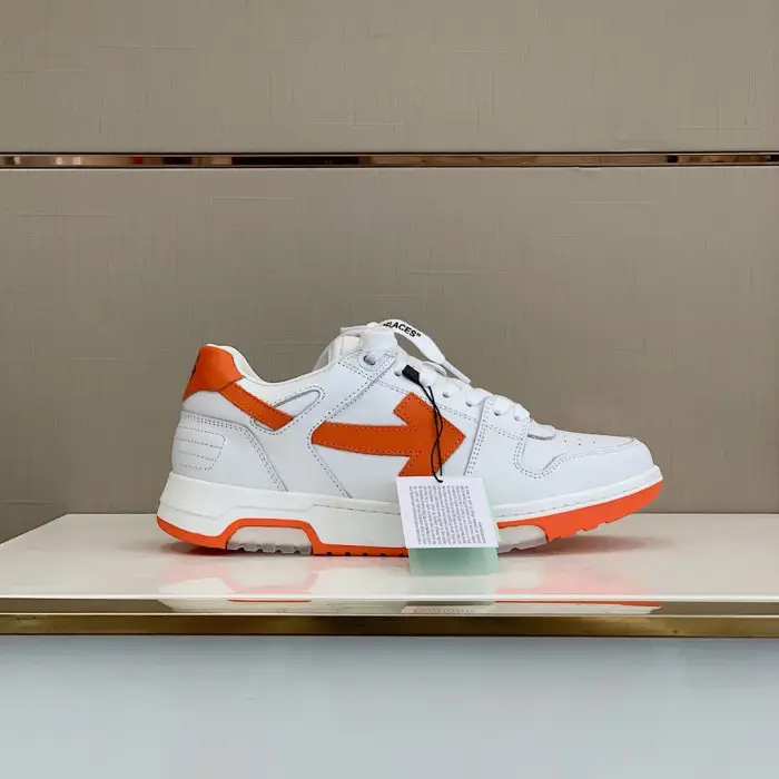 OFF WHITETM C/O VIRGIL ABLOH OUT OF OFFICE LOW-TOP LEATHER SNEAKERS "OOO"