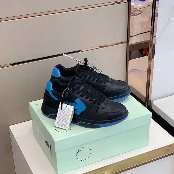OFF WHITETM C/O VIRGIL ABLOH OUT OF OFFICE LOW-TOP LEATHER SNEAKERS "OOO"