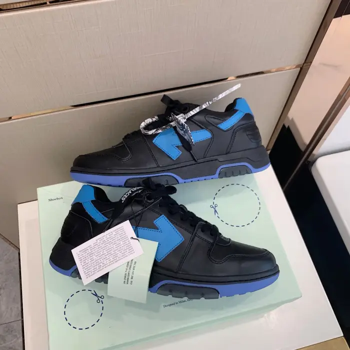 OFF WHITETM C/O VIRGIL ABLOH OUT OF OFFICE LOW-TOP LEATHER SNEAKERS "OOO"