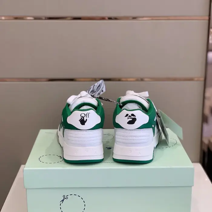 OFF WHITETM C/O VIRGIL ABLOH OUT OF OFFICE LOW-TOP LEATHER SNEAKERS "OOO"