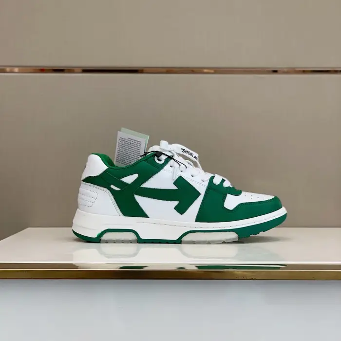 OFF WHITETM C/O VIRGIL ABLOH OUT OF OFFICE LOW-TOP LEATHER SNEAKERS "OOO"