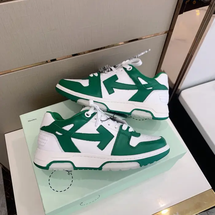 OFF WHITETM C/O VIRGIL ABLOH OUT OF OFFICE LOW-TOP LEATHER SNEAKERS "OOO"