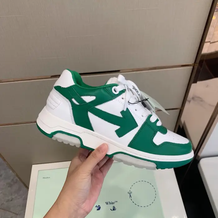 OFF WHITETM C/O VIRGIL ABLOH OUT OF OFFICE LOW-TOP LEATHER SNEAKERS "OOO"