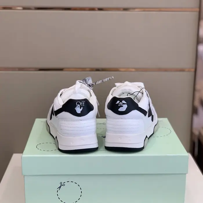 OFF WHITETM C/O VIRGIL ABLOH OUT OF OFFICE LOW-TOP LEATHER SNEAKERS "OOO"