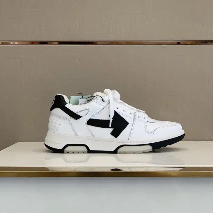 OFF WHITETM C/O VIRGIL ABLOH OUT OF OFFICE LOW-TOP LEATHER SNEAKERS "OOO"