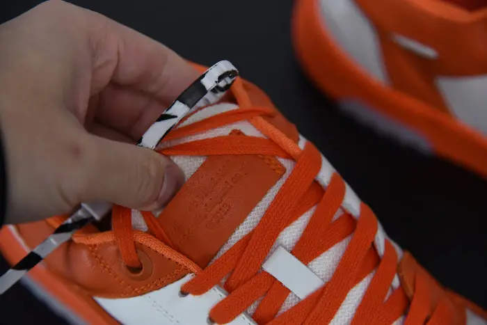 OFF WHITETM C/O VIRGIL ABLOH OUT OF OFFICE LOW-TOP LEATHER SNEAKERS "OOO"