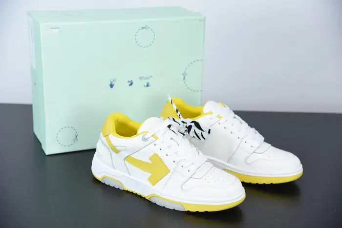 OFF WHITETM C/O VIRGIL ABLOH OUT OF OFFICE LOW-TOP LEATHER SNEAKERS "OOO"