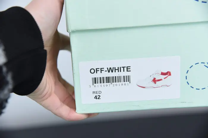 OFF WHITETM C/O VIRGIL ABLOH OUT OF OFFICE LOW-TOP LEATHER SNEAKERS "OOO"