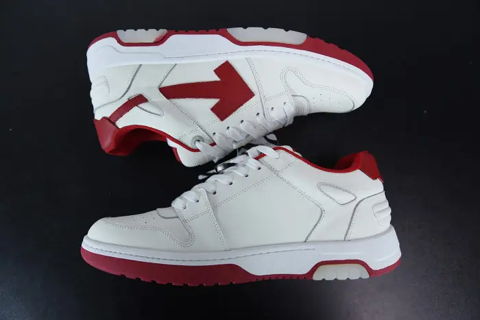 OFF WHITETM C/O VIRGIL ABLOH OUT OF OFFICE LOW-TOP LEATHER SNEAKERS "OOO"
