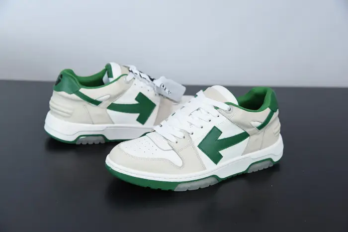 OFF WHITETM C/O VIRGIL ABLOH OUT OF OFFICE LOW-TOP LEATHER SNEAKERS "OOO"