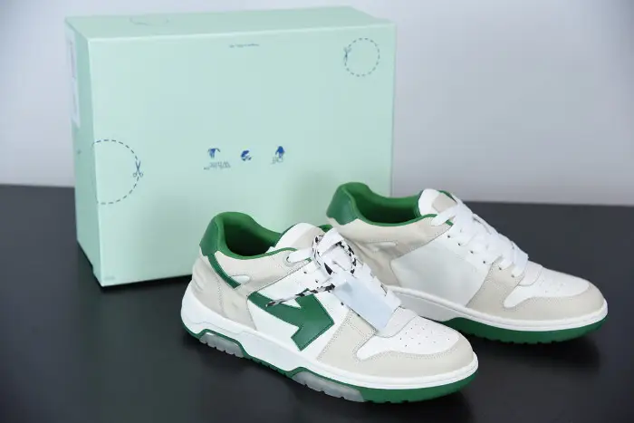 OFF WHITETM C/O VIRGIL ABLOH OUT OF OFFICE LOW-TOP LEATHER SNEAKERS "OOO"