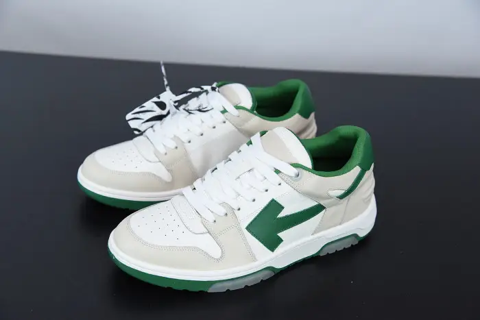 OFF WHITETM C/O VIRGIL ABLOH OUT OF OFFICE LOW-TOP LEATHER SNEAKERS "OOO"