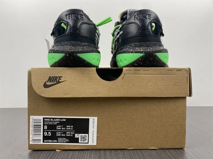 Off-White x Nike Blazer Low "Black / Green" DH7863-001 Off-White x Nike Blazer Low "Black / Green" DH7863-001