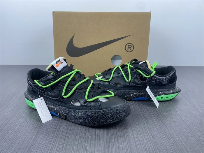 Off-White x Nike Blazer Low "Black / Green" DH7863-001 Off-White x Nike Blazer Low "Black / Green" DH7863-001