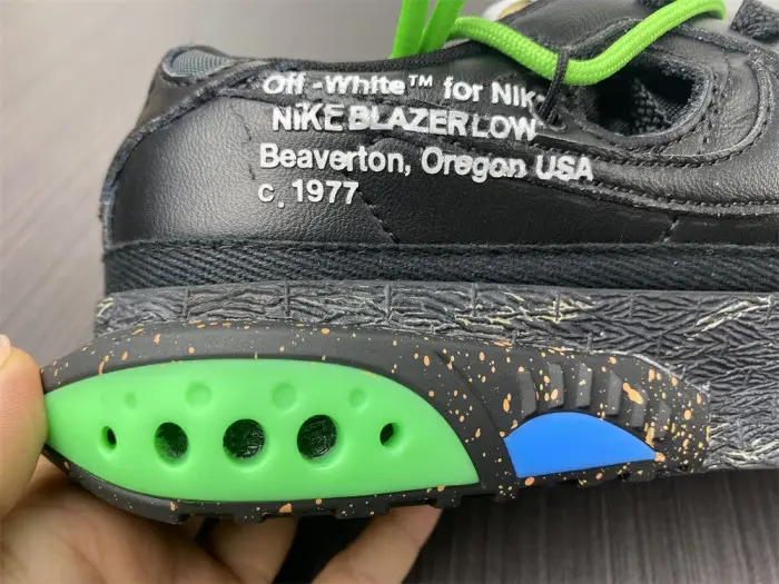 Off-White x Nike Blazer Low "Black / Green" DH7863-001 Off-White x Nike Blazer Low "Black / Green" DH7863-001