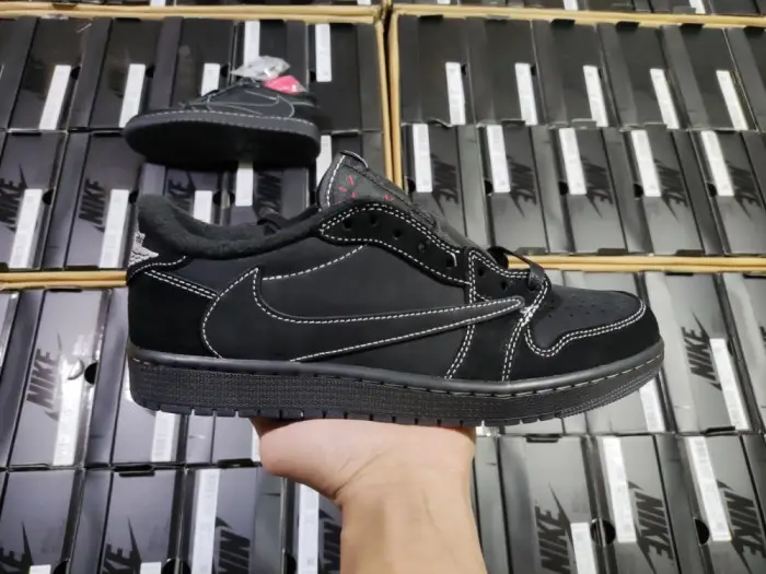 Travis Scott x Air Jordan Air Jordan 1 Retro Low Black Phantom" DM7866-001