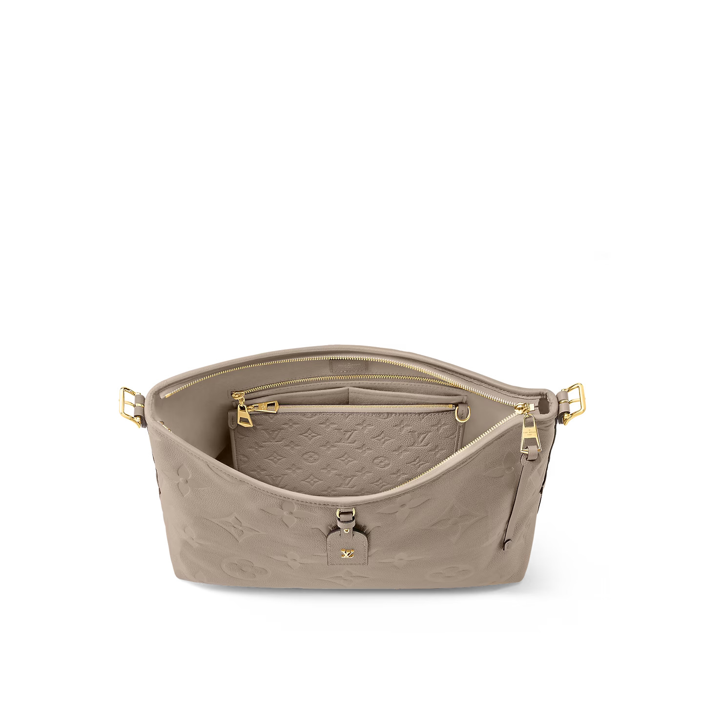 Louis Vuitton Tourterelle Gray M46292 CarryAll MM - Louis Vuitton ...