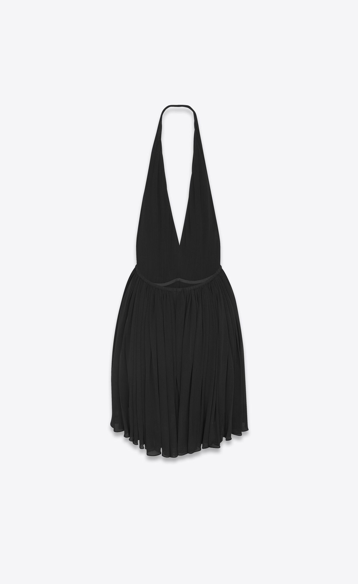 YSL Backless Dress In Crepe Jersey Noir | 7210568-LJ