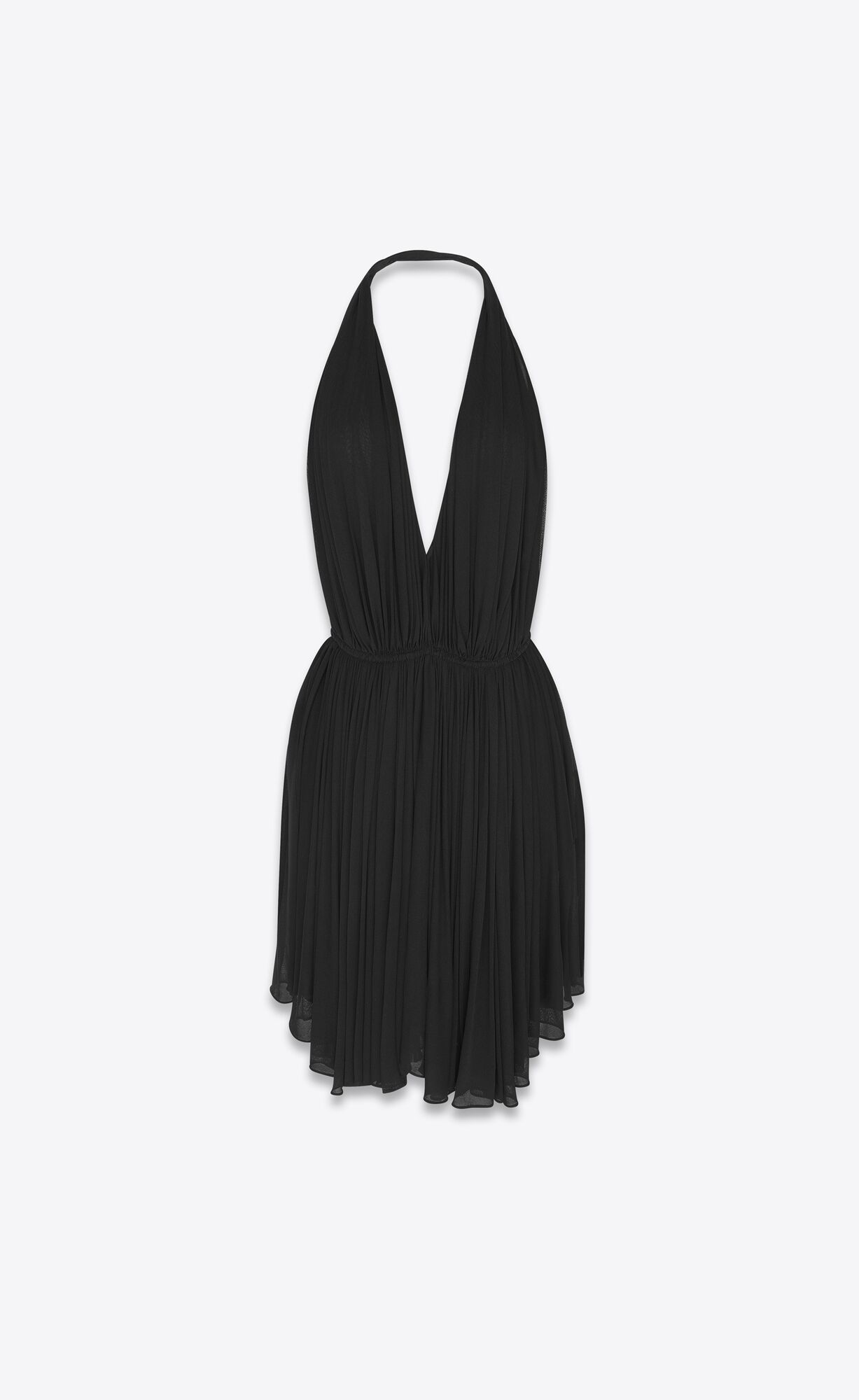 YSL Backless Dress In Crepe Jersey Noir | 7210568-LJ