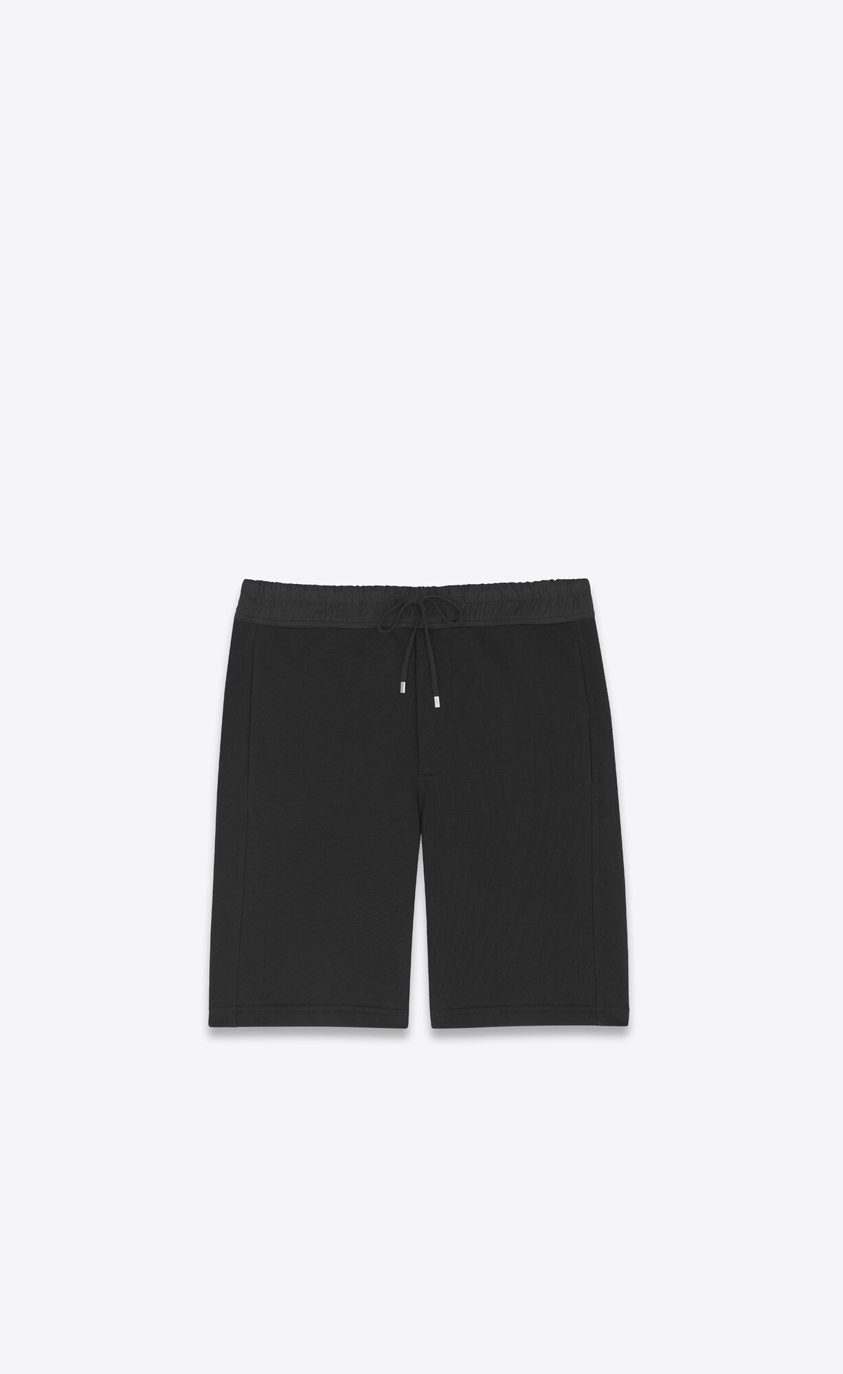 YSL Bermuda Shorts In Fleece Noir | 0369241-JX