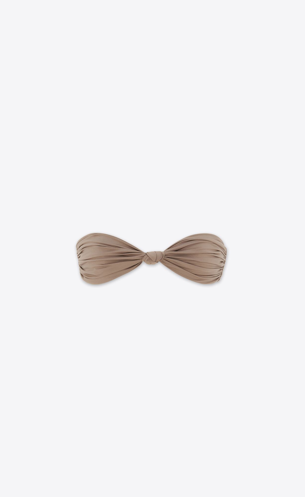 YSL Bikini Bandeau Top Greige | 1482635-TF
