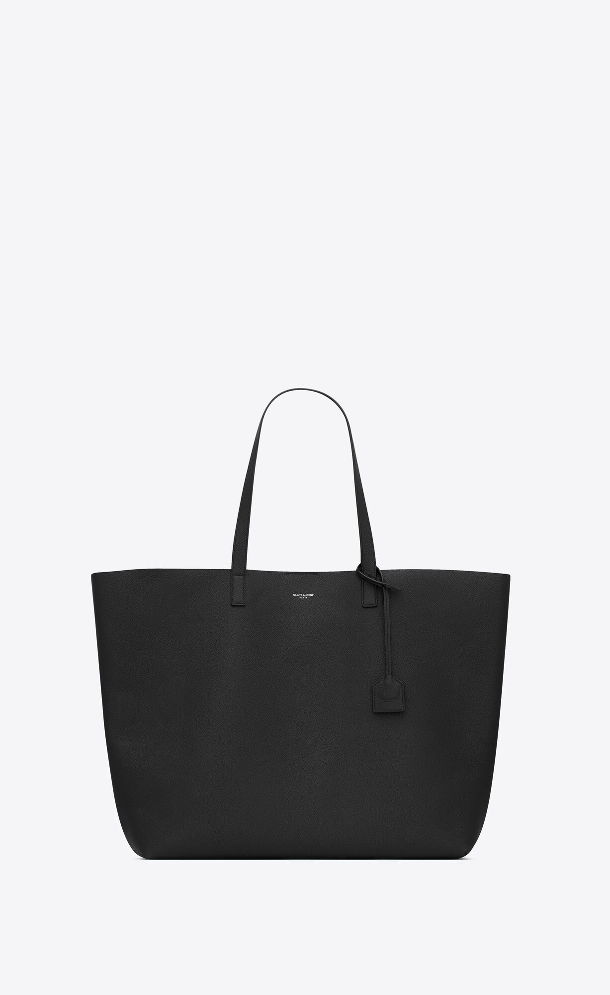 YSL Bold East/West Shopping Bag In Grained Leather Noir | 9387061-JQ