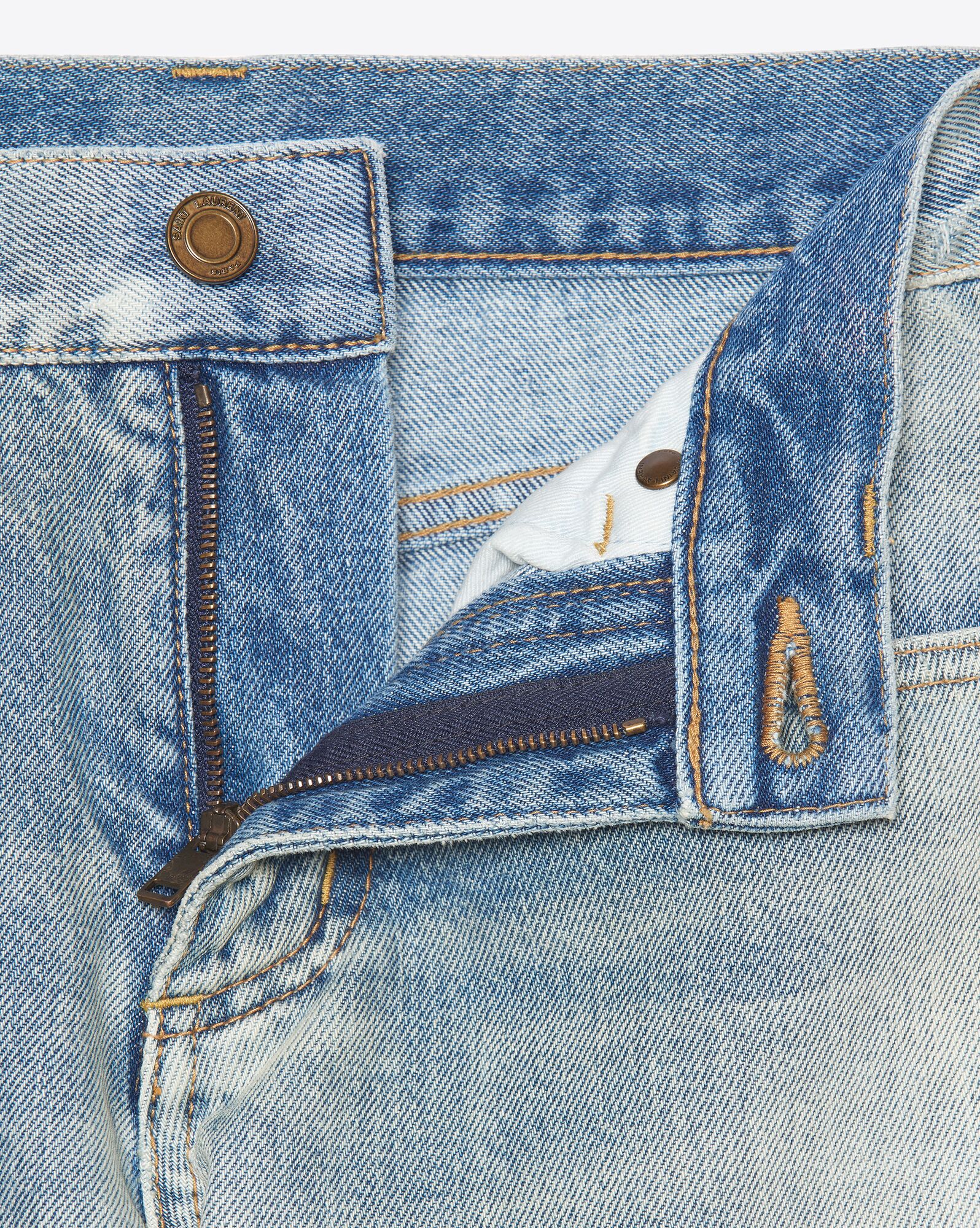 YSL Boyfriend Jeans In 80's Vintage Blue Denim 80'S Vintage Blue | 3045768-OK