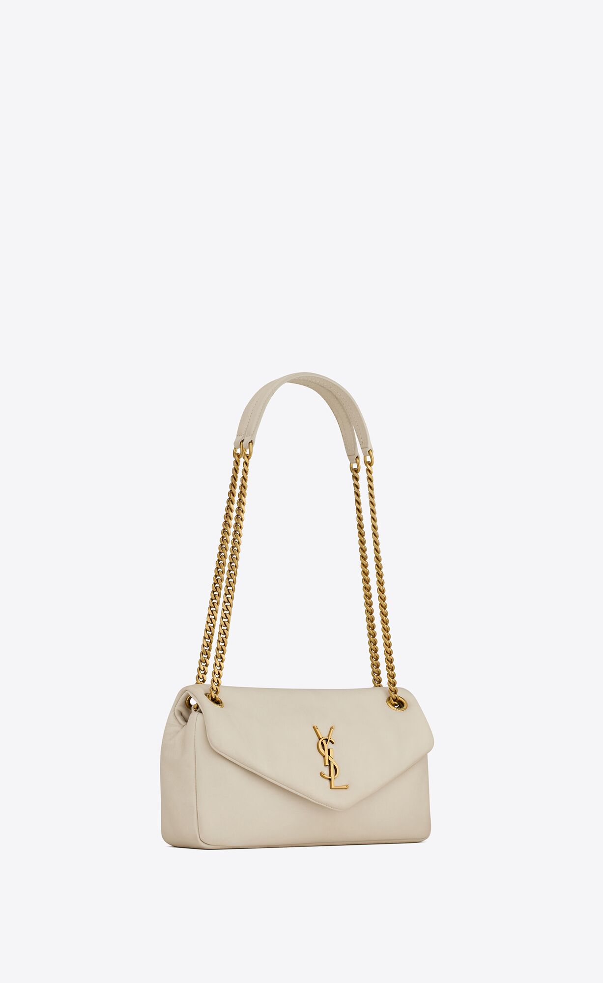 YSL Calypso In Lambskin New Crema Soft | 8479103-UB