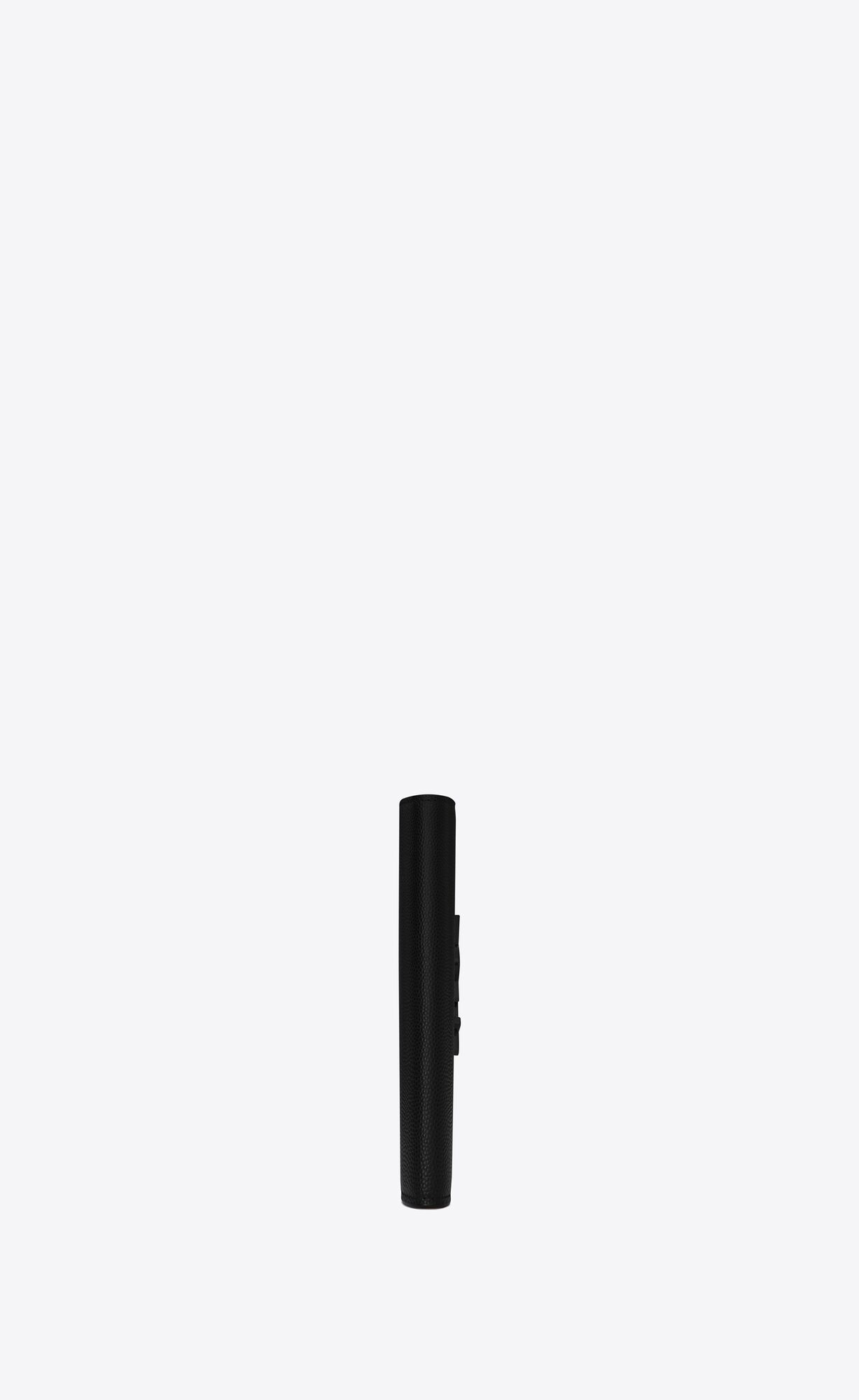 YSL Cassandre Passport Case In Grain De Poudre Embossed Leather Black | 0379648-ZD