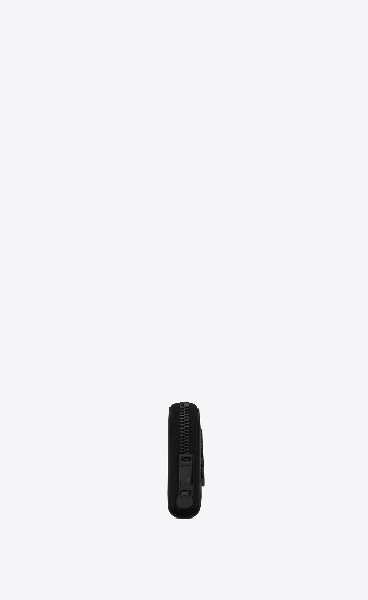 YSL Cassandre Wallet In Grain De Poudre Embossed Leather Black | 5318024-JW