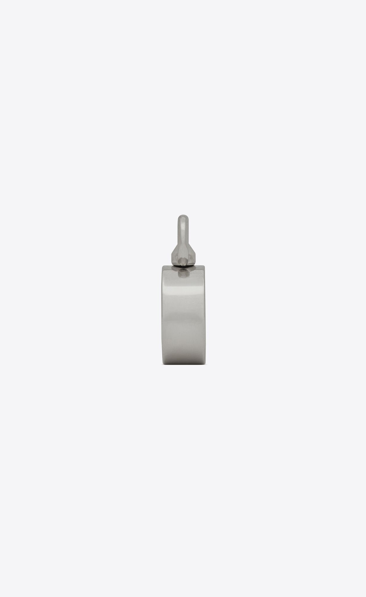 YSL Circle And Spike Ring In Sterling Silver Palladium | 3087249-DO