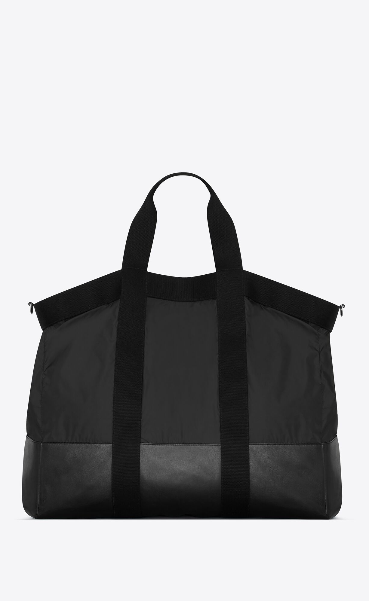 YSL City Saint Laurent Big Tote In Econyl? Regenerated Nylon Black | 4568913-EV